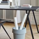 HAY Loop Rectangular Dining Table - 160 x 77.5cm, Black Lino