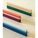HAY Square Candle Set of 4 - Reds & Bordeaux