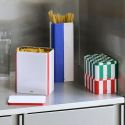 HAY Tin Container - Large Off-White and Red