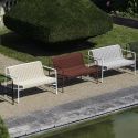 HAY Palissade Cord Dining Bench with Arms
