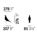 Vitra Eames House Bird - Black Ash