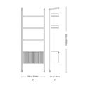 &Tradition Rombe IF3 Shelving - Full Bay Cabinet
