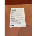 Knoll Bun Lounge Chair, Iseo Orange 14 Ex Display