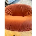 Knoll Bun Lounge Chair, Iseo Orange 14 Ex Display