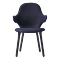 &Tradition JH1 Catch Chair with Wooden Leg Base