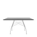 Kartell Glossy Table - Square Stoneware Marble