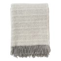 Klippan Alm Lambswool Throw, Ash
