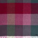 Klippan Gotland Check Lambswool Throw, Pink