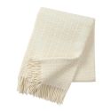 Klippan Twist Lambswool Throw, Ivory Eco 