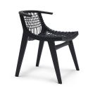 Knoll Klismos Chair with Woven Back