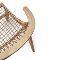 Knoll Klismos Chair with Woven Back