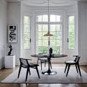 Knoll Klismos Chair with Woven Back
