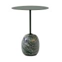 &Tradition Lato Side Table - Deep Green w. Verdi Alpi Marble