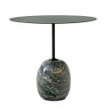 &Tradition Lato Side Table - Deep Green w. Verdi Alpi Marble