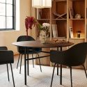 Audo Copenhagen Snaregade Dining Table Black - Round