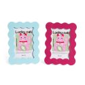 Helio Ferretti Petal Photo Frame 10x15cm - Turquoise