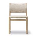 Fredericia BM61 Linen Webbing Dining Chair