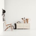 String Relief Chest of Drawers Low, Leg Base