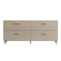 String Relief Chest of Drawers Low, Leg Base