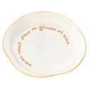 MAEGEN Statement Plate - Never Count Years or Glasses of Wine