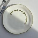 MAEGEN Statement Plate - Good Food and Good Company