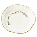 MAEGEN Statement Plate - Good Food and Good Company