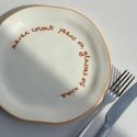 MAEGEN Statement Plate - Never Count Years or Glasses of Wine