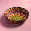 MAEGEN Woven Fruit Bowl - Olive & Red