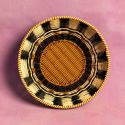 MAEGEN Woven Fruit Bowl - Black & Cream