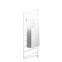 String Magazine Holder, White