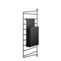 String Magazine Holder, Black