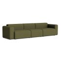 HAY Mags Sofa - Low Armrest - 3 Seater Combination 1