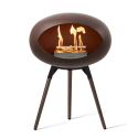 Le Feu Dome Bioethanol Fireplace - Ground Wood Low
