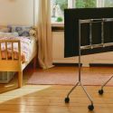 Pedestal Moon Rollin' TV Stand - Light