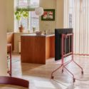 Pedestal Moon Rollin' TV Stand