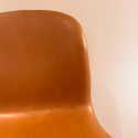 Muuto Visu Chair Oak Base Refine Leather Cognac