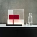Nemo Lighting On Lines Table Lamp - Black / Red