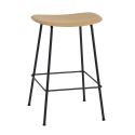 Muuto Fiber Recycled Bar / Counter Stool - Tube Base