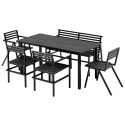 NINE 19 Outdoors Dining Table - Black