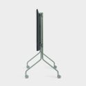 Pedestal Moon Rollin' TV Stand - Mossy Green