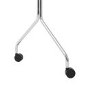 Pedestal Moon Rollin' TV Stand - Chrome