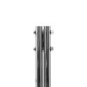 Pedestal Moon Rollin' TV Stand - Chrome
