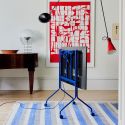 Pedestal Moon Rollin' TV Stand - Ultra Marine