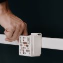 Pedestal Remote Box Mount - Pearl White