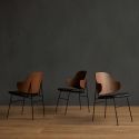 Audo Copenhagen Penguin Dining Chair - Upholstered Seat