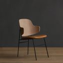 Audo Copenhagen Penguin Dining Chair - Upholstered Seat