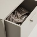 String Relief Chest of Drawers Tall, Leg Base