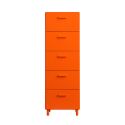 String Relief Chest of Drawers Tall, Leg Base