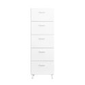 String Relief Chest of Drawers Tall, Leg Base