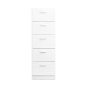 String Relief Chest of Drawers Tall, Plinth Base